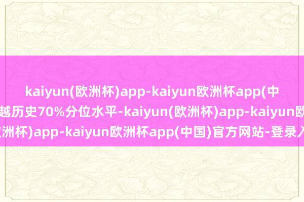 kaiyun(欧洲杯)app-kaiyun欧洲杯app(中国)官方网站-登录入口跨越历史70%分位水平-kaiyun(欧洲杯)app-kaiyun欧洲杯app(中国)官方网站-登录入口