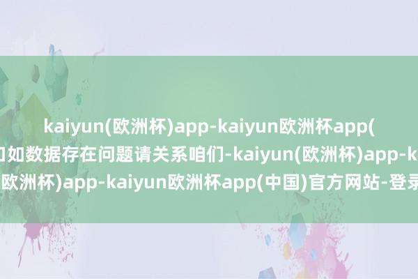 kaiyun(欧洲杯)app-kaiyun欧洲杯app(中国)官方网站-登录入口如数据存在问题请关系咱们-kaiyun(欧洲杯)app-kaiyun欧洲杯app(中国)官方网站-登录入口