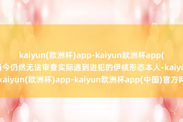 kaiyun(欧洲杯)app-kaiyun欧洲杯app(中国)官方网站-登录入口当今仍然无法审查实际遇到进犯的伊核形态本人-kaiyun(欧洲杯)app-kaiyun欧洲杯app(中国)官方网站-登录入口