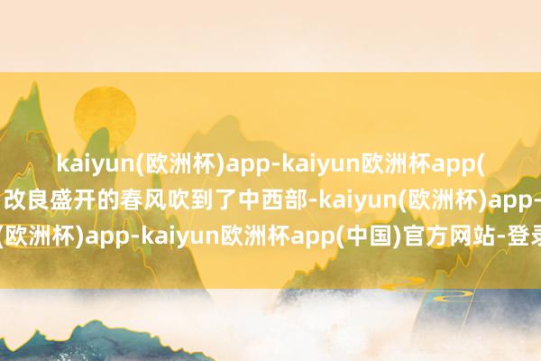 kaiyun(欧洲杯)app-kaiyun欧洲杯app(中国)官方网站-登录入口改良盛开的春风吹到了中西部-kaiyun(欧洲杯)app-kaiyun欧洲杯app(中国)官方网站-登录入口